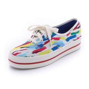 Kate Spade x Keds New York Triple Kick Brushstroke